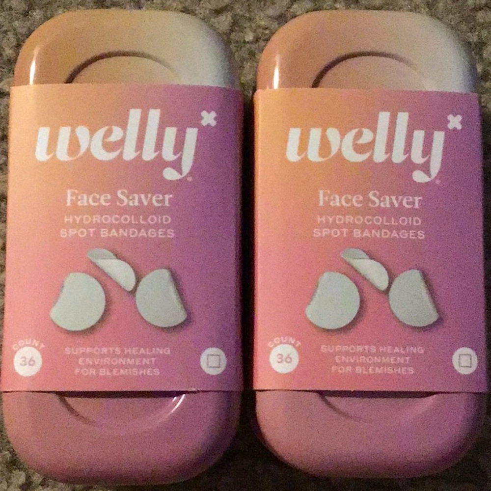 FINAL SALE🥳Set of 2 Welly Face Saver BEST Hydrocolloid Spot Bandages 72 total